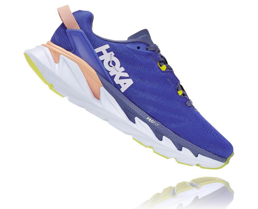 Tenis Hoka One One Mujer Azules/Blancos - Elevon 2 - GJRX16278